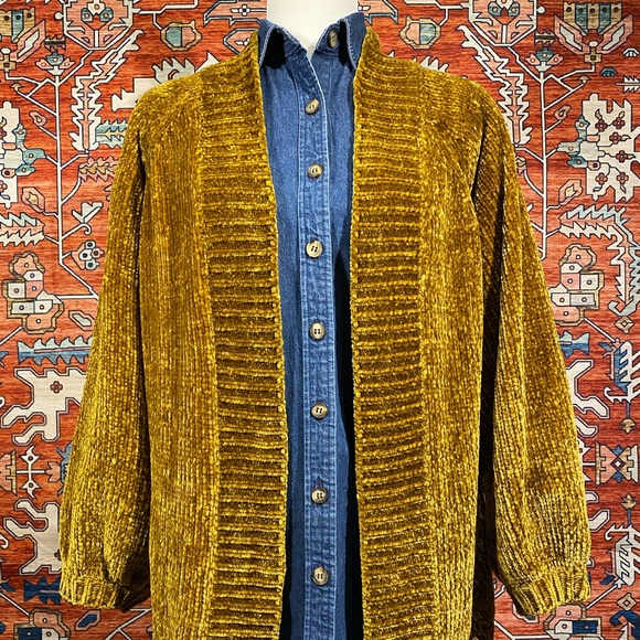 Velvety Chartreuse Sweater